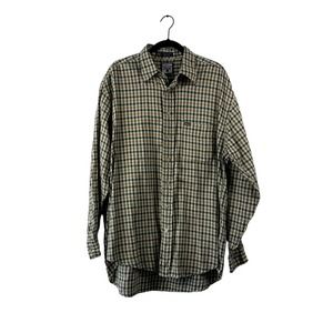 🖤 3/$25 SALE!!! 
Faconnable plaid long sleeve button up shirt xl